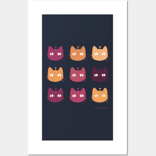 9 Rosy Kitty by Sunnie Meowtlu Posters and Art